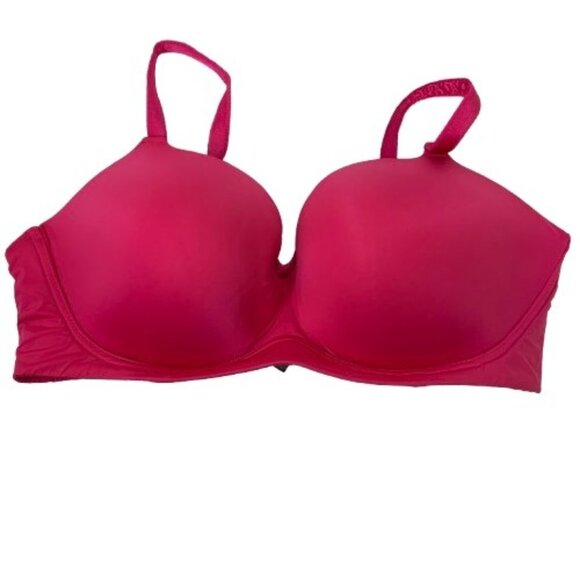 torrid Other - Torrid Curve Wire-Free Push-Up Plunge in Hot Pink Size 44DD